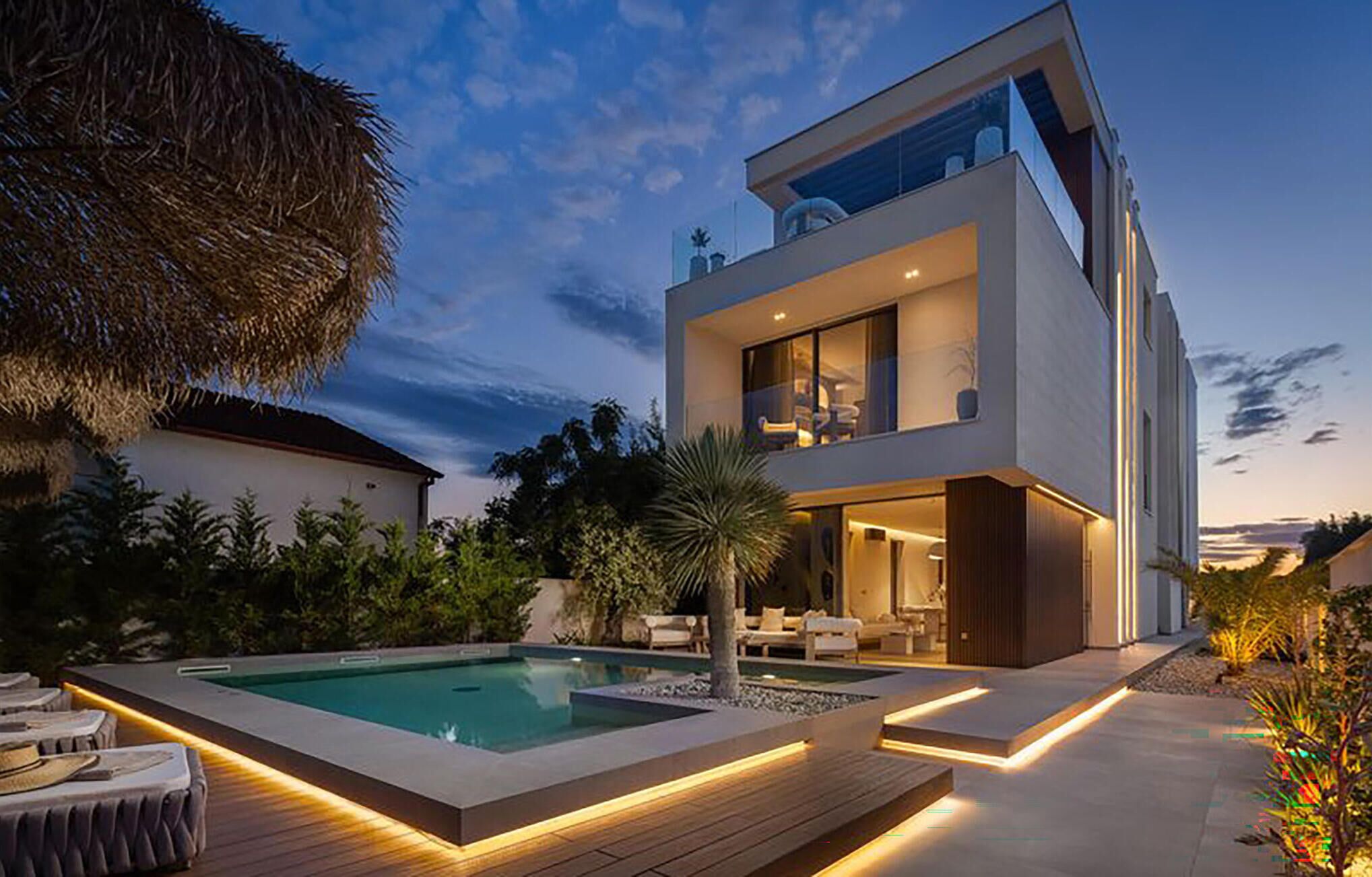 Una piscina climatizada