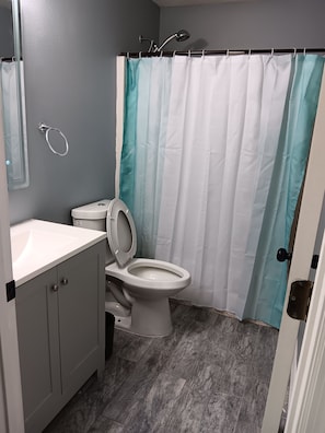 Towels, soap, toilet paper