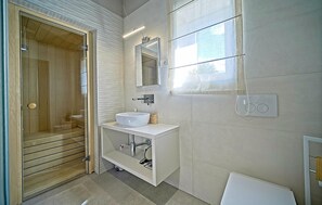 Shower, hair dryer