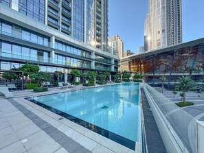 Indoor pool, a heated pool