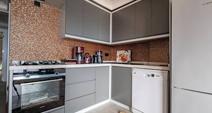 Bosphorus View with 2 bedrooms and WiFi, AC, Elevator