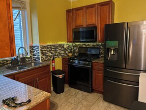 Microwave, oven, stovetop