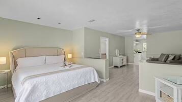 2 多间卧室、熨斗/熨衣板、免费 WiFi、床单