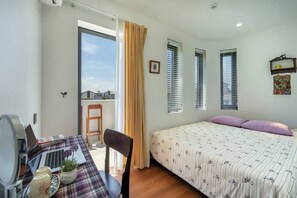 1 室のベッドルーム、アイロン / アイロン台、WiFi、ベッドシーツ