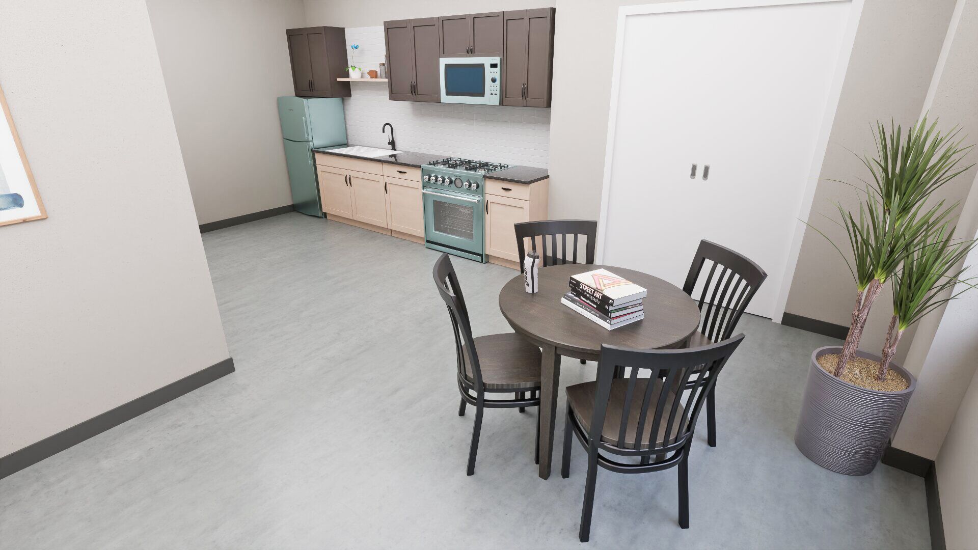 جناح إستديو - غرفتا نوم - منظر للمدينة | مطبخ خاص | ثلاجة/مجمد بحجم كبير، ميكروويف، فرن، موقد طهي مسطح