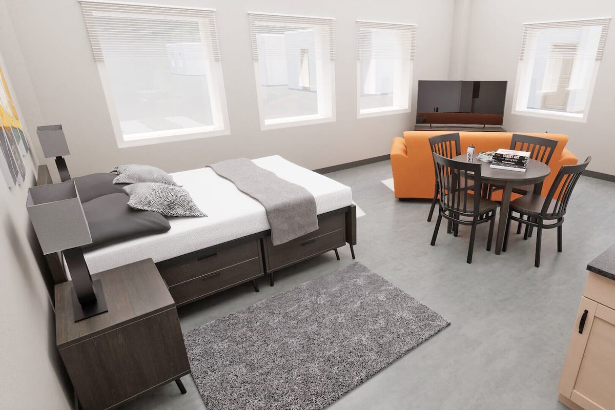 Deluxe Studio (Corner Studio) | Laptop workspace, free WiFi, bed sheets