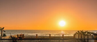 Charming Ocean Front 3-bedroom Villa with WiFi, AC near enjoyable Cerritos Beach
