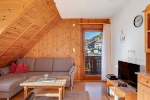 Fernseher, DVD-Player, Tischtennisplatte