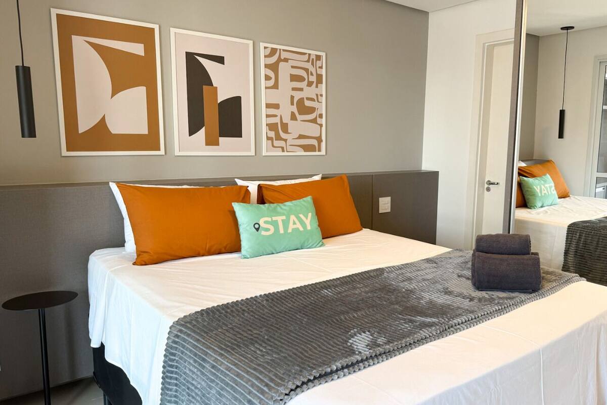 Appartement Deluxe, 1 grand lit, balcon, vue ville | Wi-Fi gratuit
