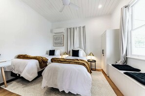 5 soverom, strykejern/-brett, wi-fi og sengetøy