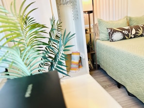 1 soverom, strykejern/-brett, wi-fi og sengetøy