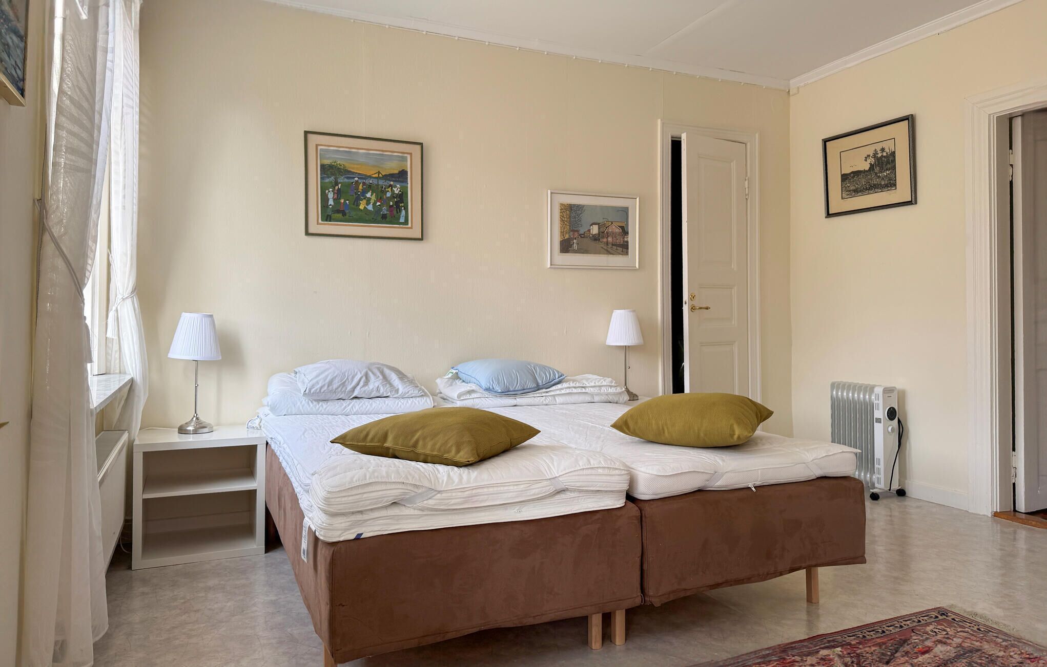 2 間睡房、可攜式嬰兒床、免費 Wi-Fi、床單