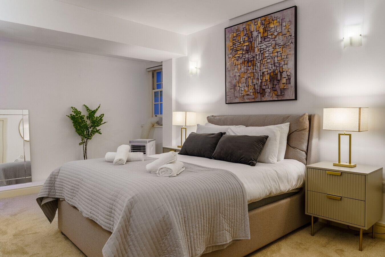 2 bedrooms, iron/ironing board, travel crib, WiFi