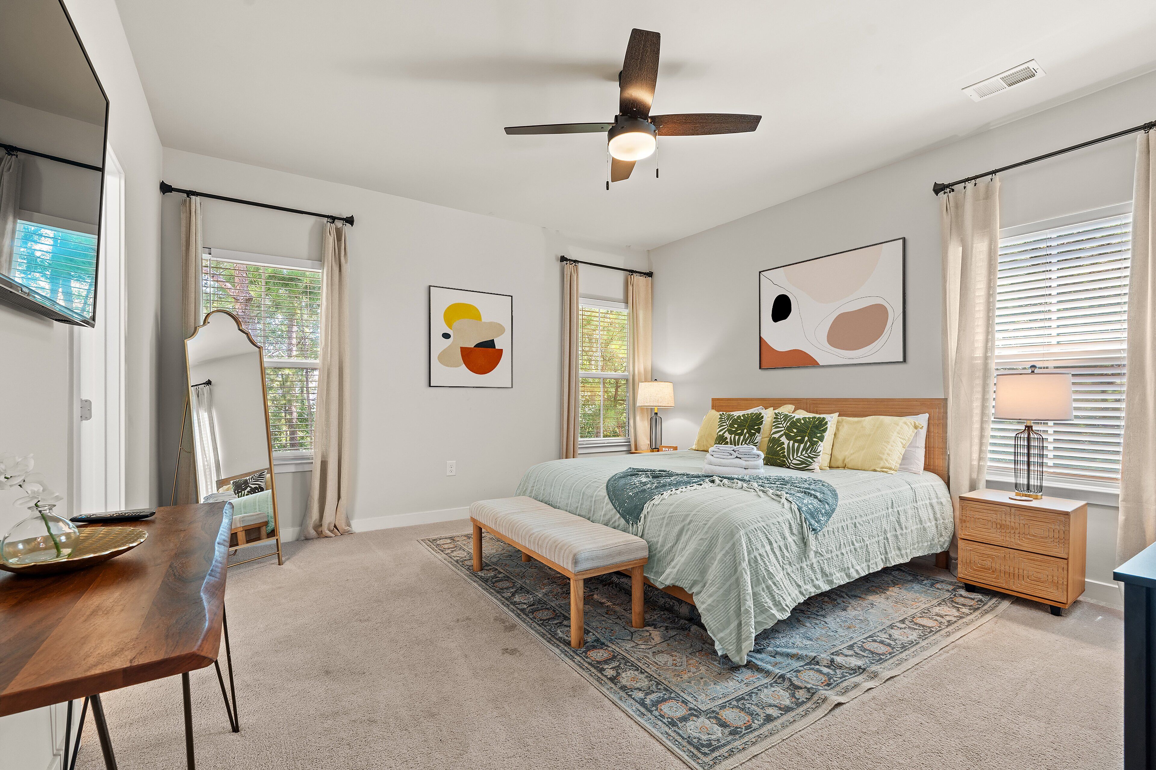 4 soveværelser, strygejern/strygebræt, gratis Wi-Fi, sengetøj