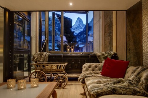 A Loft of Grandeur Beneath the Matterhorn, Valais Chalet 1204