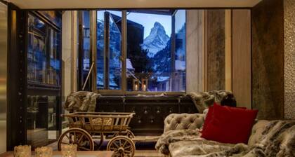 A Loft of Grandeur Beneath the Matterhorn, Valais Chalet 1204
