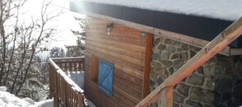 Unusual chalet, 2 ppl, terrace with mountain view.