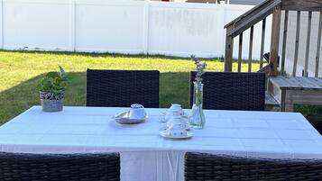 Opções para refeição ao ar livre