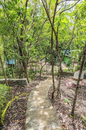 Villa, 2 habitaciones, fumadores, piscina privada | Jardín