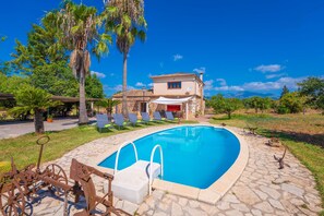 Pool - SON FIGUEROLA - Beautiful villa with private pool and free Wi-Fi in Inca (Inca)