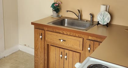 Upper floor of charming 2 story house in central Hawley with WiFi