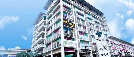 Fassade der Unterkunft