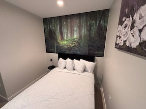 1 bedroom, desk, WiFi, bed sheets