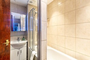 Shower, hair dryer