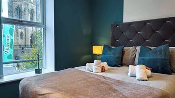 2 bedrooms, iron/ironing board, travel crib, WiFi