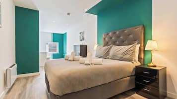 1 soverom, strykejern/-brett, reiseseng for barn og wi-fi