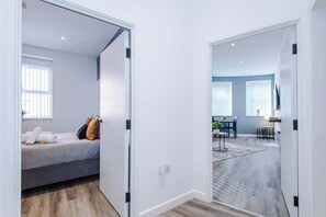 1 bedroom, iron/ironing board, travel crib, WiFi