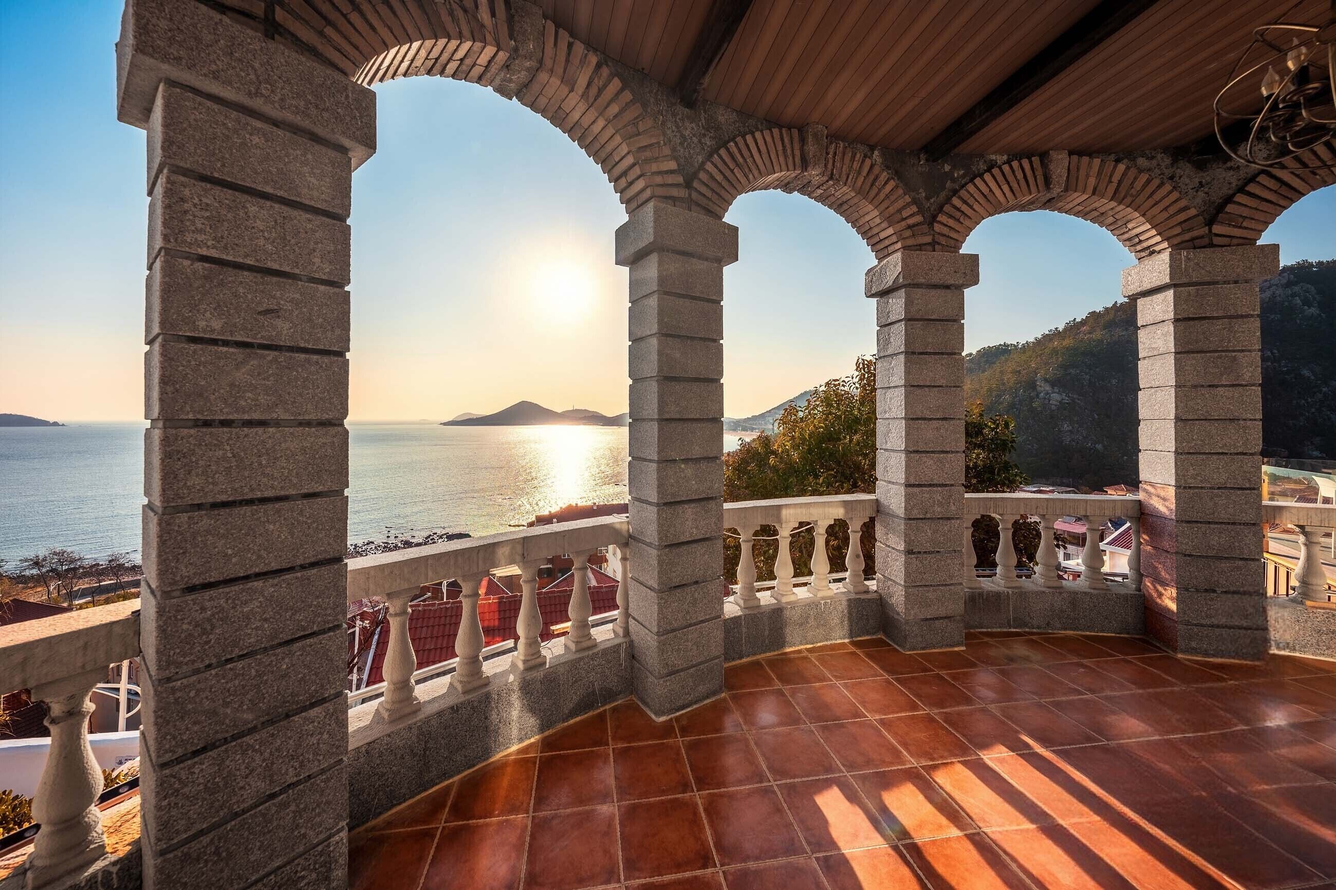 Suite clásica, vistas al mar | Terraza o patio