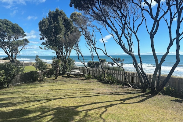Our front yard for picnics and games
