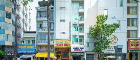 Façade de l’hébergement