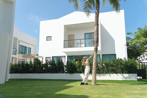 Majoituspaikan julkisivu