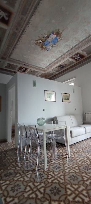 Apartment, Balcony, City View | Living area - Palazzo Caratozzolo (Agrigento)