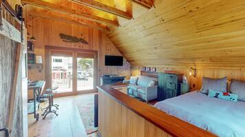 1 slaapkamer, een strijkplank/strijkijzer, gratis wifi, beddengoed