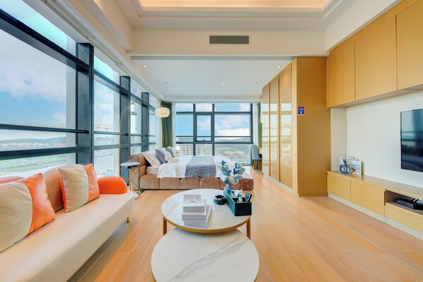 Comfort Double Room, City View | View from room - Kabin Apartment (Zhuhai)