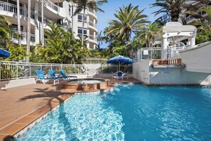 Indoor pool, outdoor pool