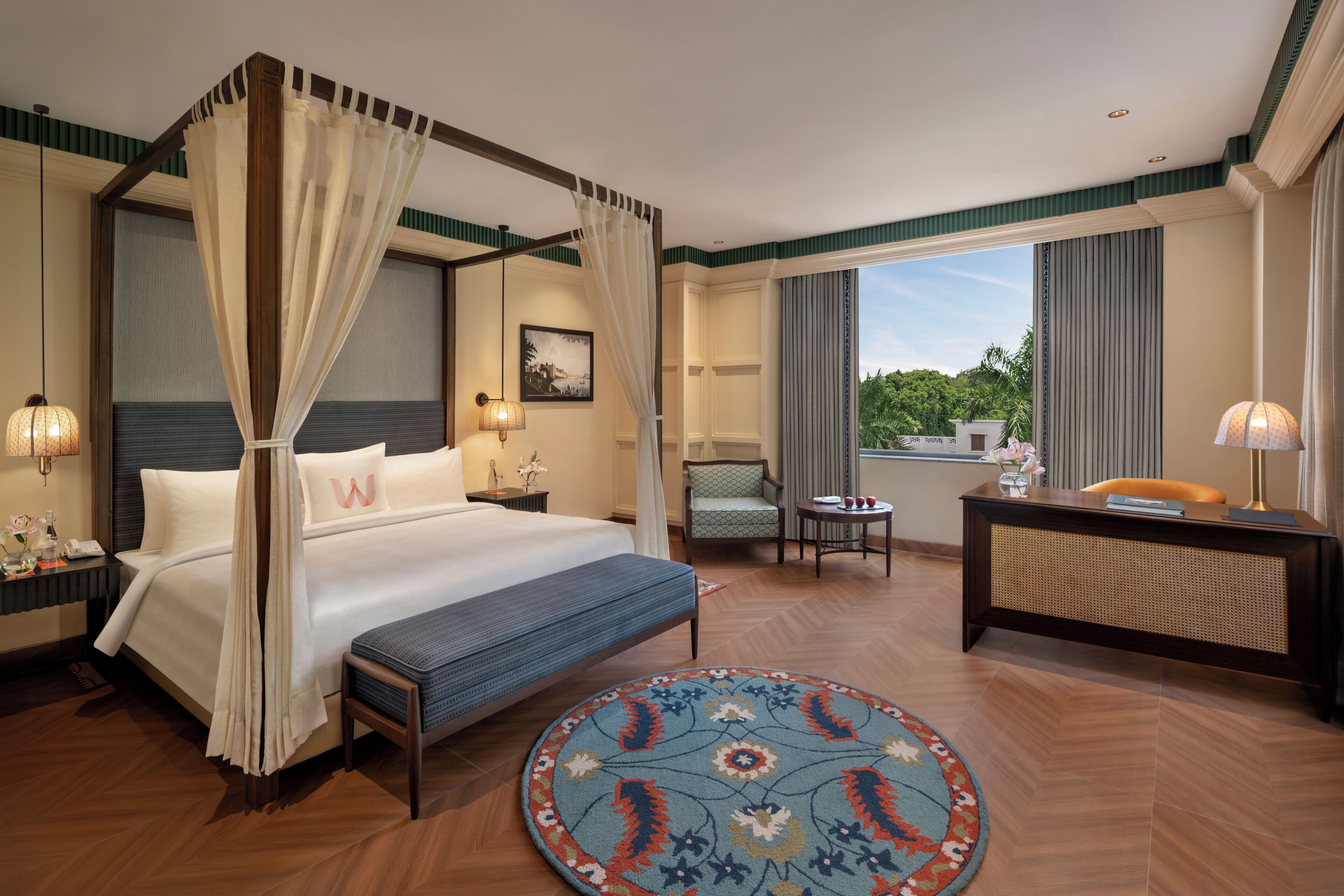 Premium bedding, down duvets, Select Comfort beds, in-room safe