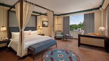 In-room safe, desk, laptop workspace, blackout curtains