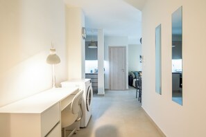 Huoneisto, 1 makuuhuone, keittiö, kaupunkinäköala | Pesulapalvelu