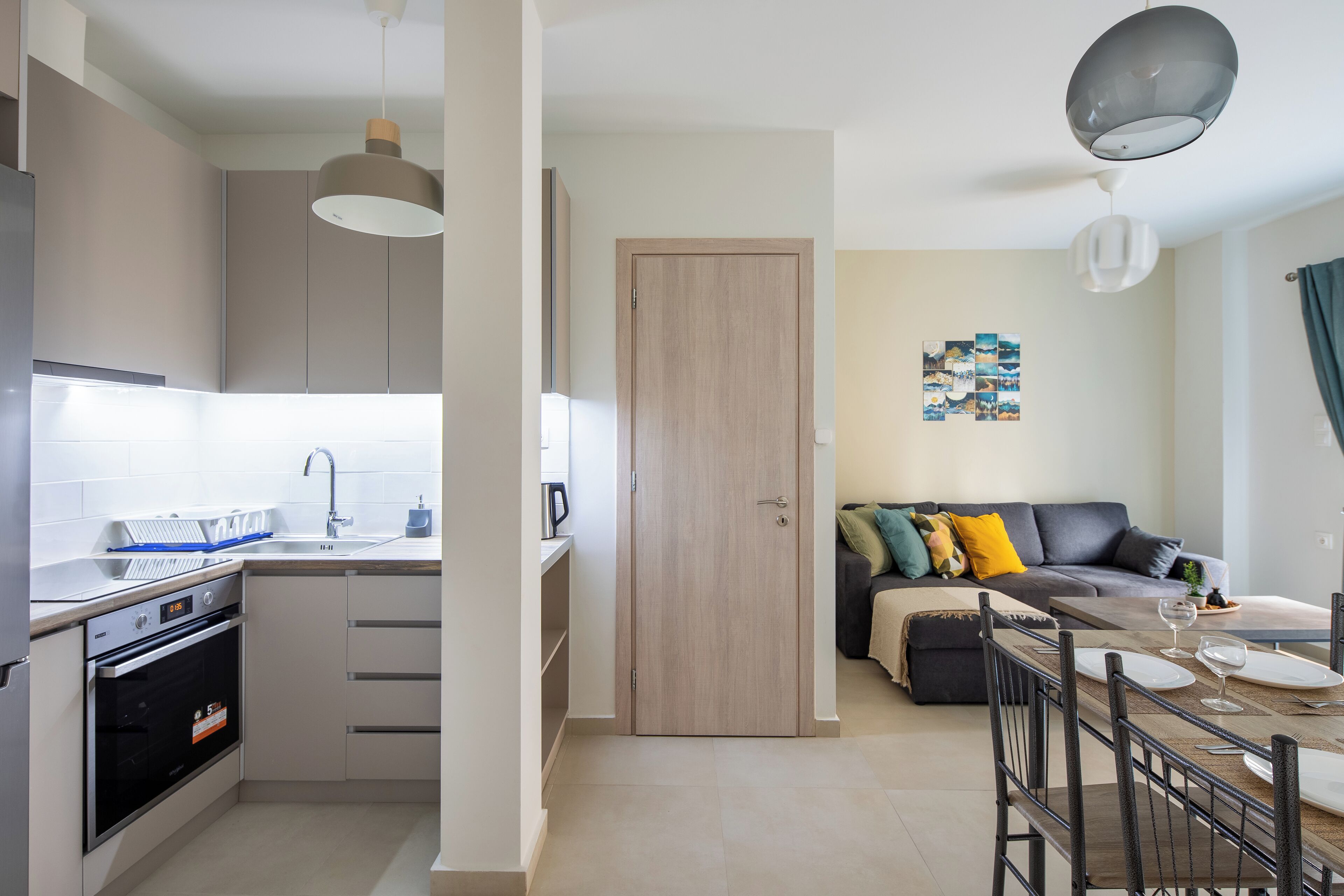 公寓, 1  间卧室, 厨房, 城市景观 | 私人厨房 | 大冰箱、微波炉、烤箱、炉灶