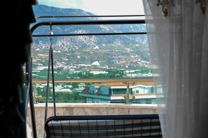 公寓, 阳台, 海景 | 遮光窗帘、免费 WiFi、床单
