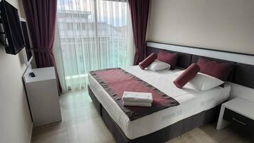 Apartment, 1 Bedroom, Balcony, Sea View | Blackout drapes, free WiFi, bed sheets