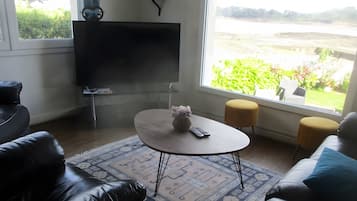 Télévision, cheminée