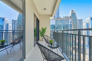 Premium-lejlighed - 1 queensize-seng - byudsigt | Balkon