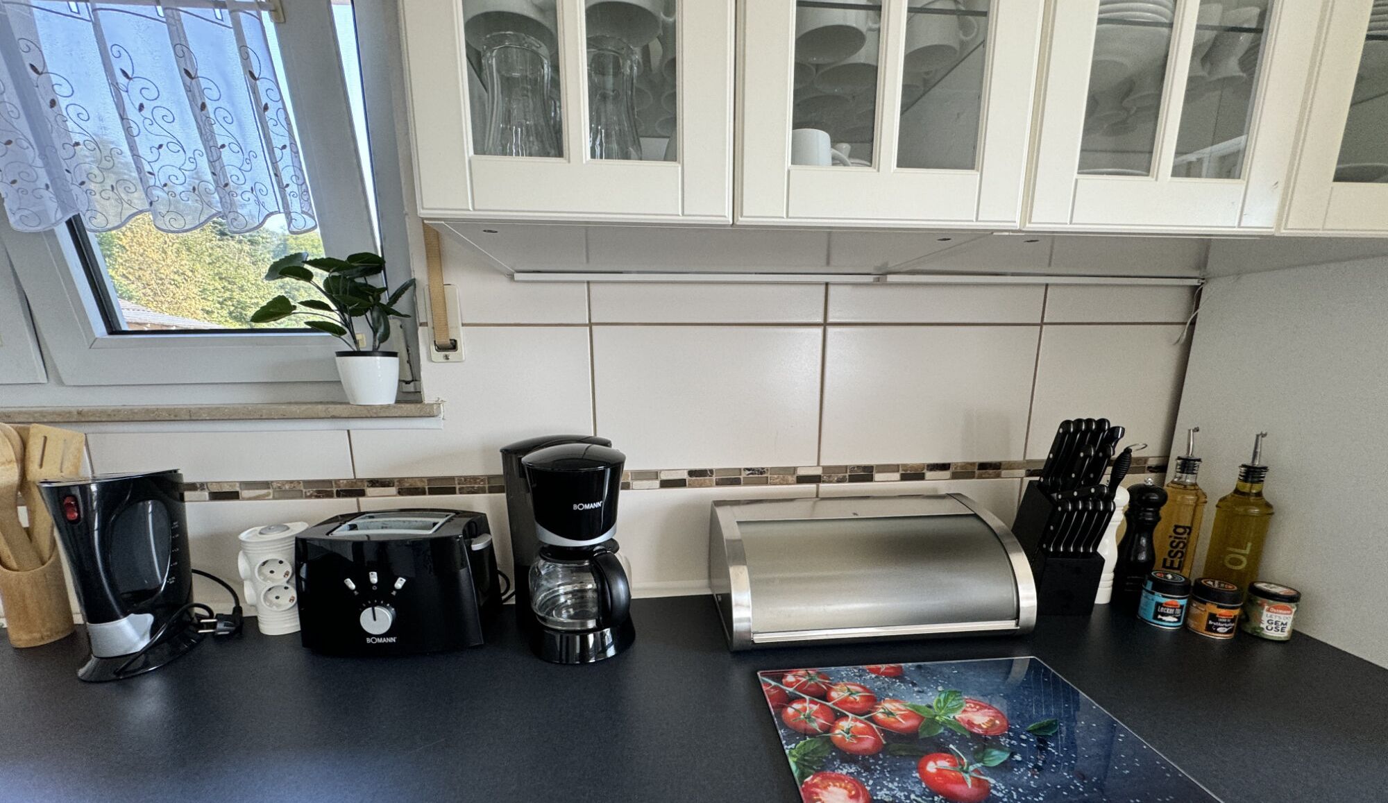 Kühlschrank, Ofen, Herdplatte, Geschirrspüler