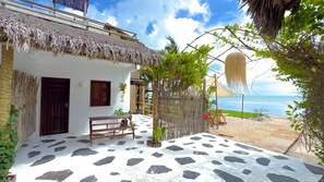 Superior Triple Room, Sea View | Terrace/patio