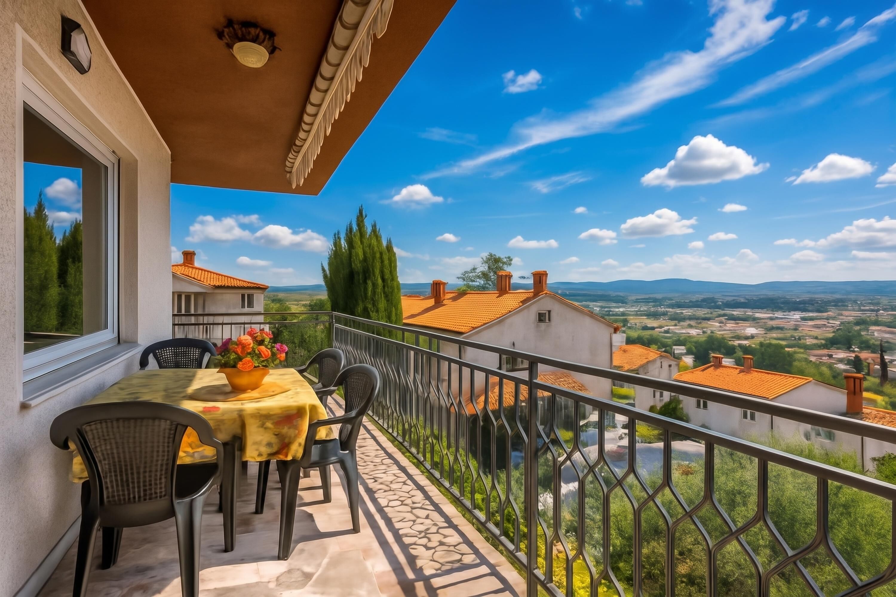 Appartement Standard, plusieurs chambres (Apartment Smode With Lovely View) | Restauration extérieure